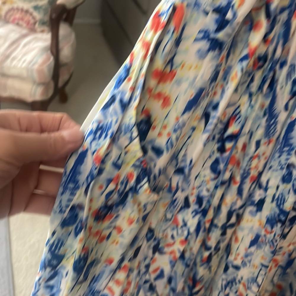 Express summer spaghetti straps dress L sz6-8 - Picture 5 of 5